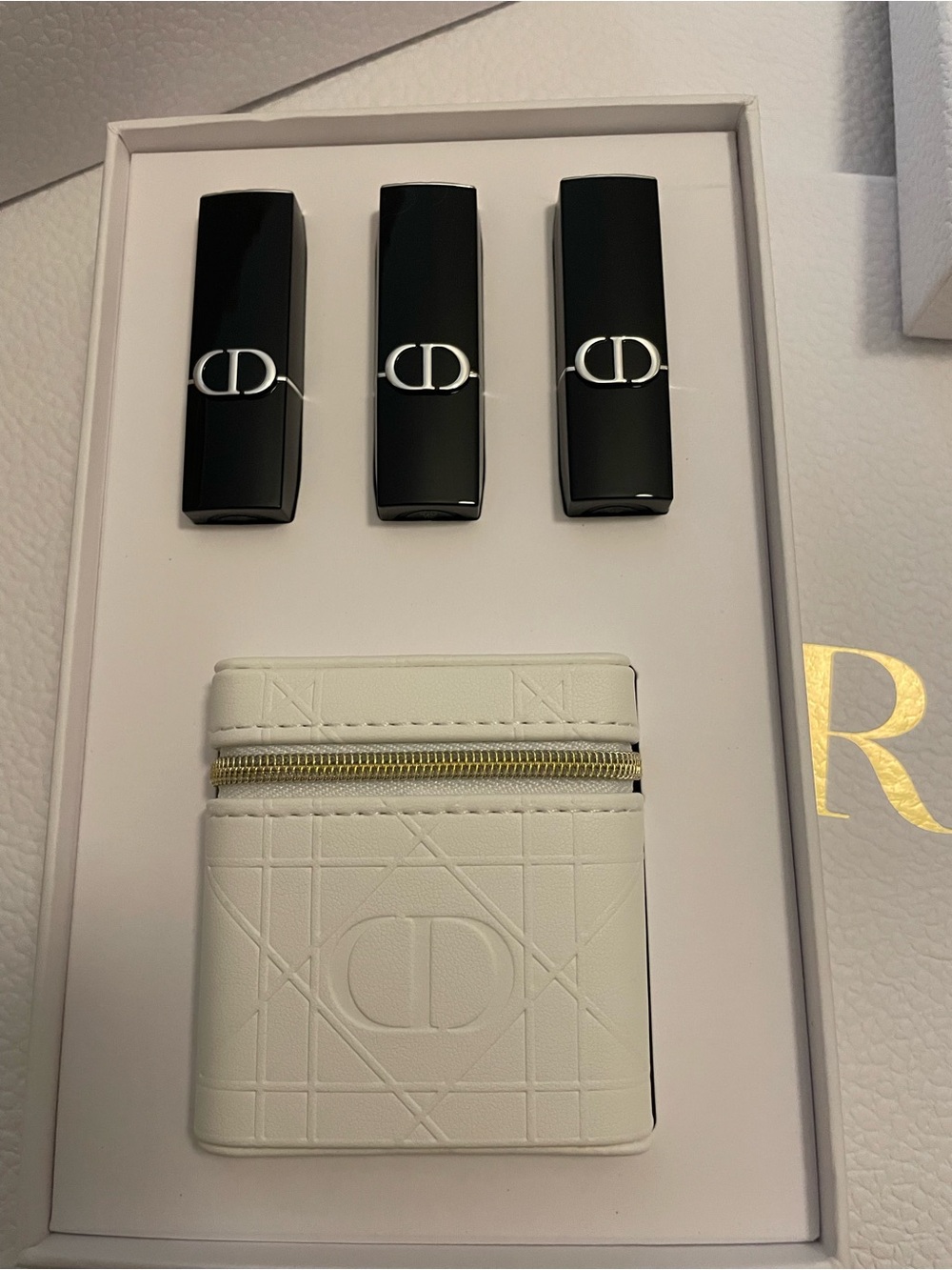 Dior 2026 3 Rouge Dior & on-the-go Case with Charms NIB - Picture 2 of 9